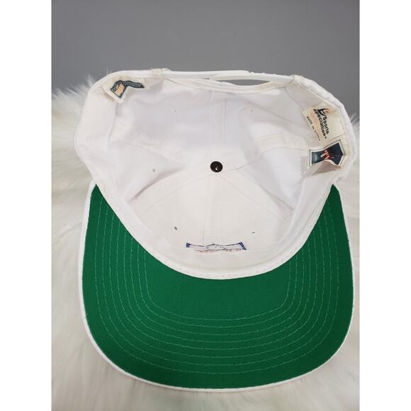 VTG NFL Logo Shield Umpire white snapback hat cap 90s Sports Specialties Twill - Picture 8 of 10
